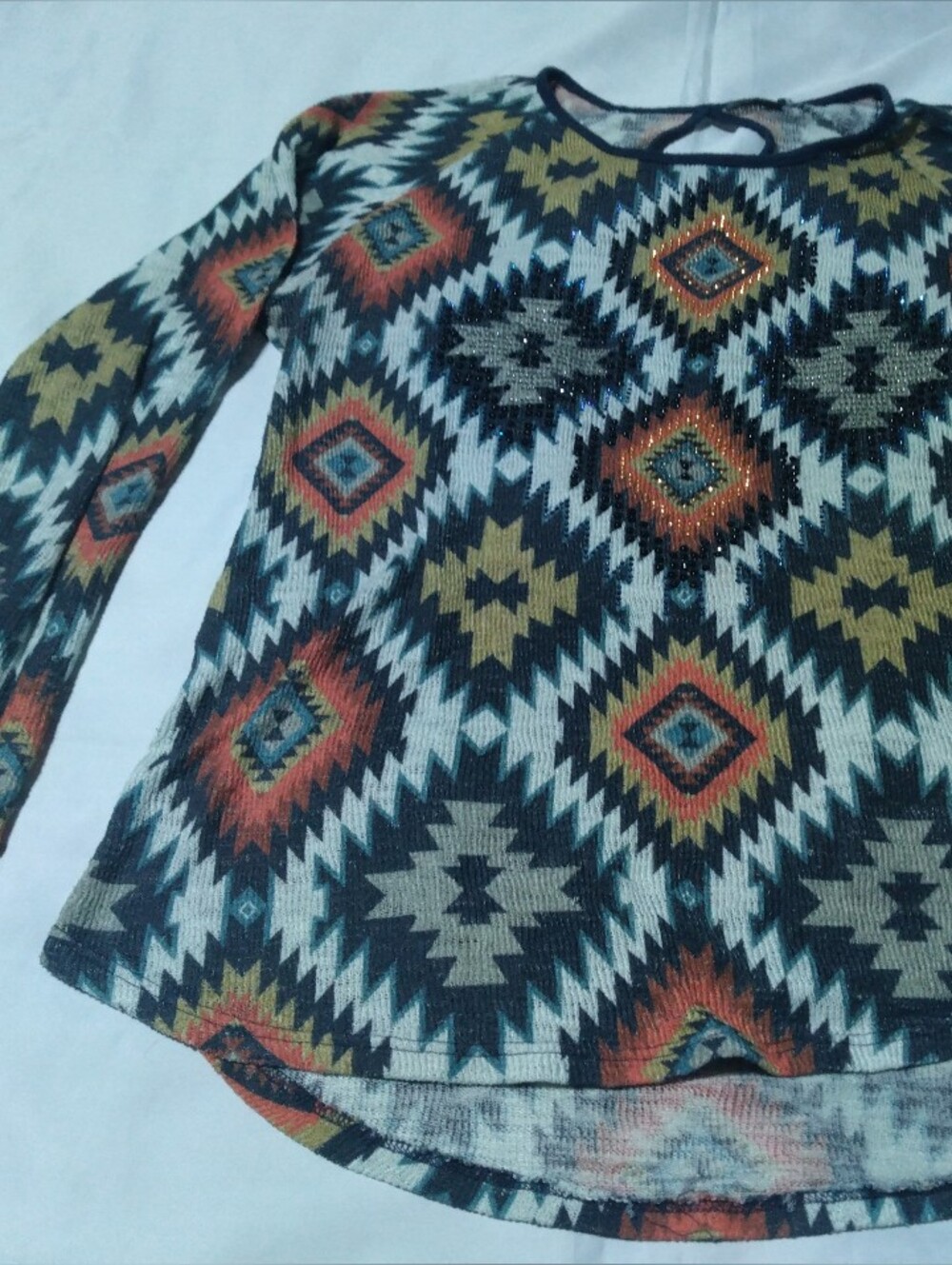 🖤4/$10 Aztec Pattern Crewneck Sweater - Multicolor
